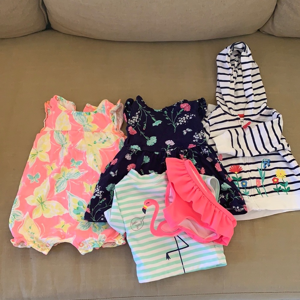 Carters Summer Girl Clothes